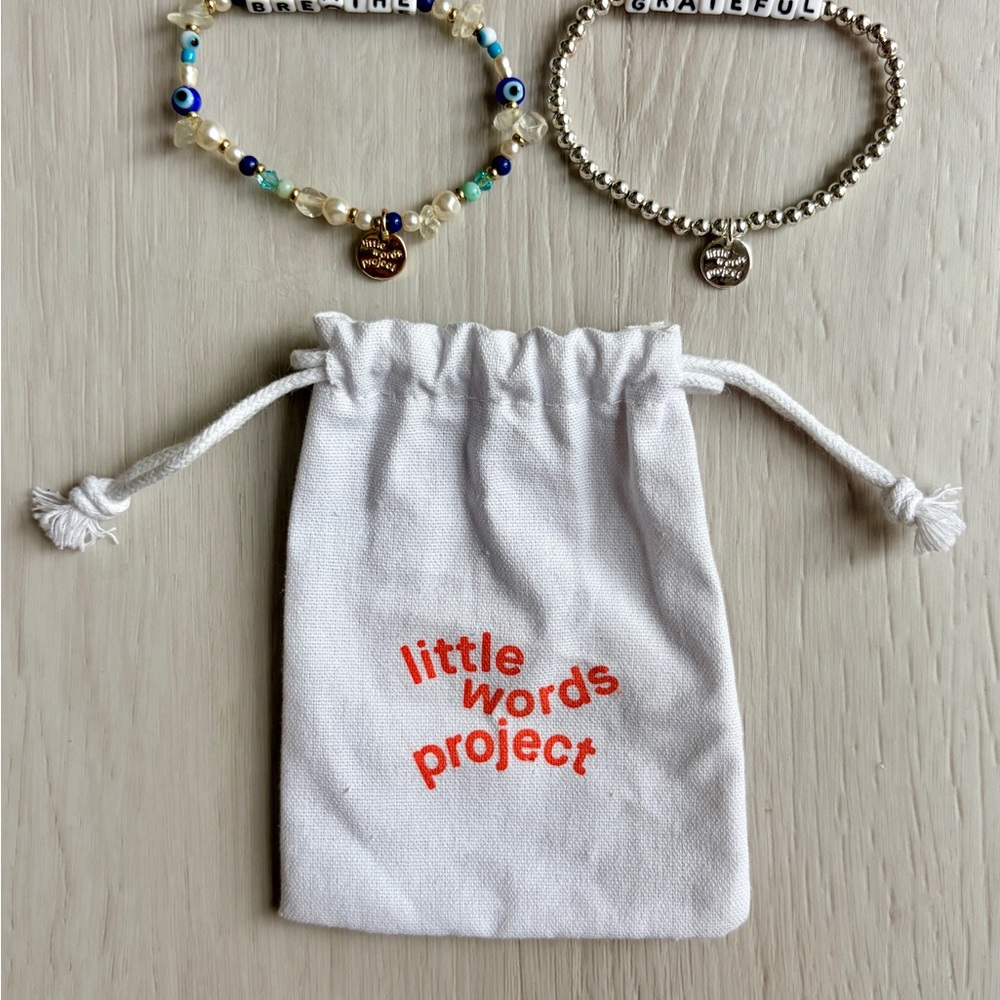 The Little Words Project beaded bracelets